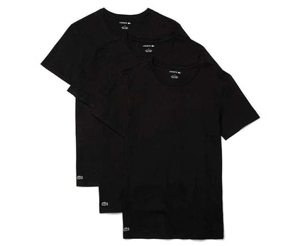 Lacoste (Pack of 3) Basic Crew-Neck T-Shirt Black TH3451-51 031