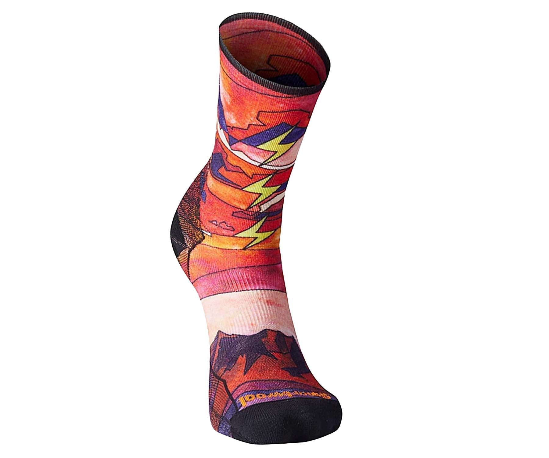 Smartwool Athlete Edition Run Print Crew Socks (SW001667-823 0822)