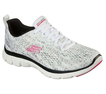 Skechers Flex Appeal 4.0 Vivid Spirit White Black 149301WBK