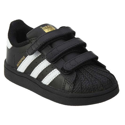 adidas Originals Infant's Superstar Shoes - Core Black / Cloud White / Core Black