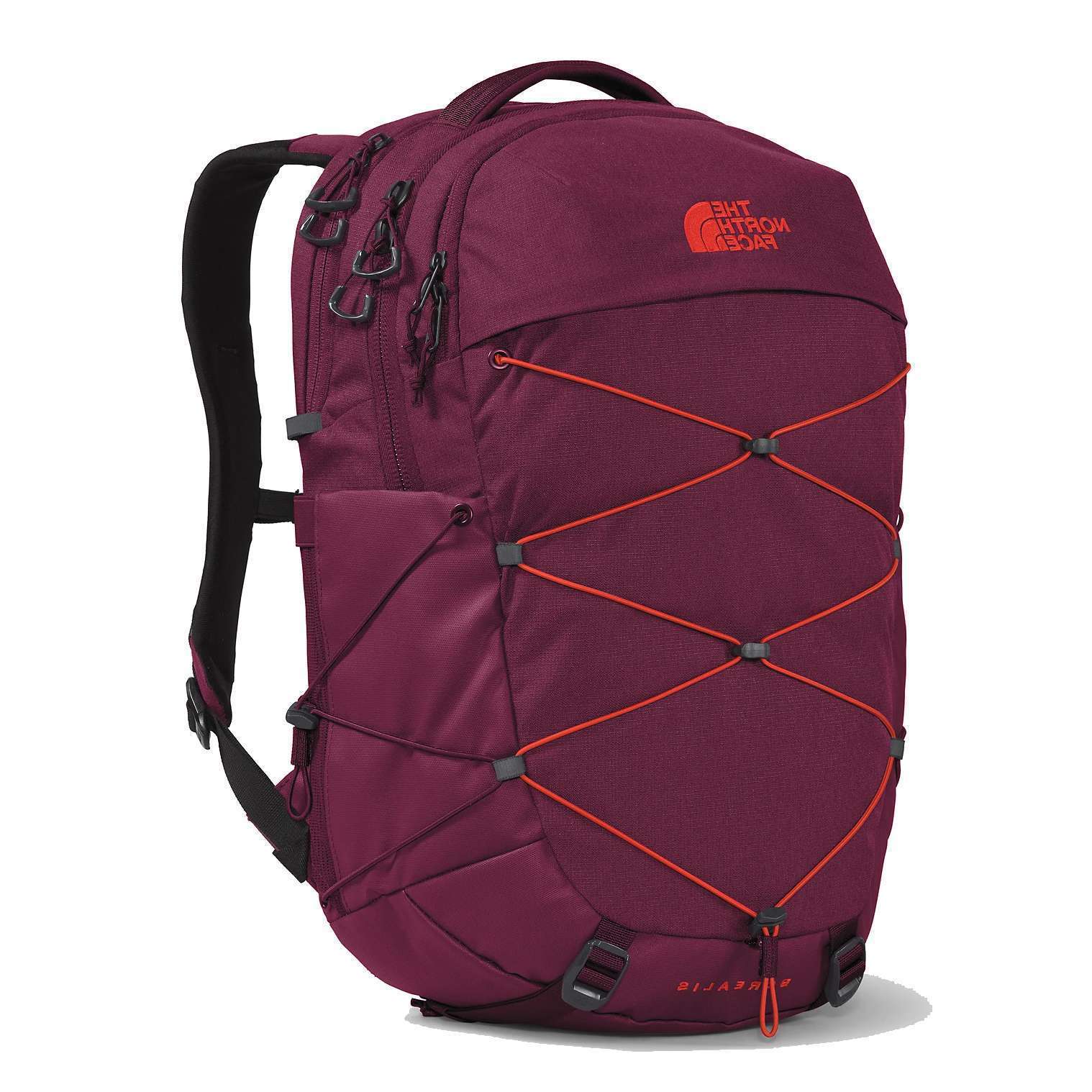 The North Face Women’s Borealis Backpack - Boysenberry Light Heather/Fiery Red