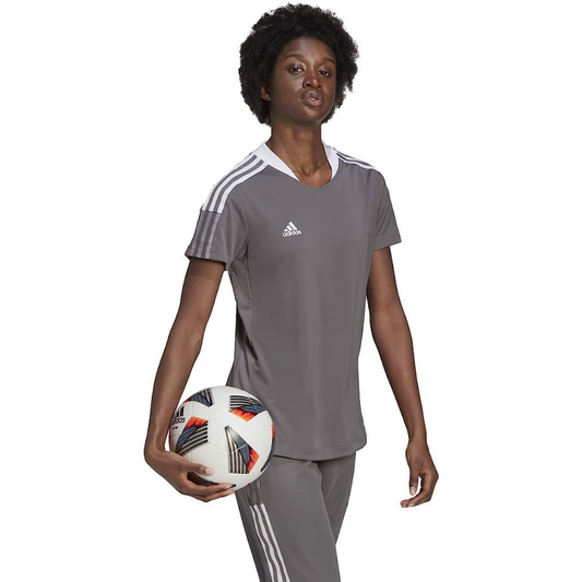 adidas Women's Tiro 21 Training Jersey, optimal for soccer training and matches adidas Women's Tiro 21 Training Jersey, optimal for soccer training and matches." Title: "Adidas Women's Tiro 21 Training Jersey