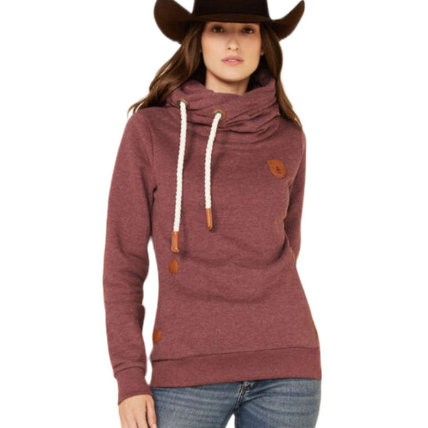 Wanakome Women's Artemis Hoodie - Rhubar (WA0702B-Rhu 0822)