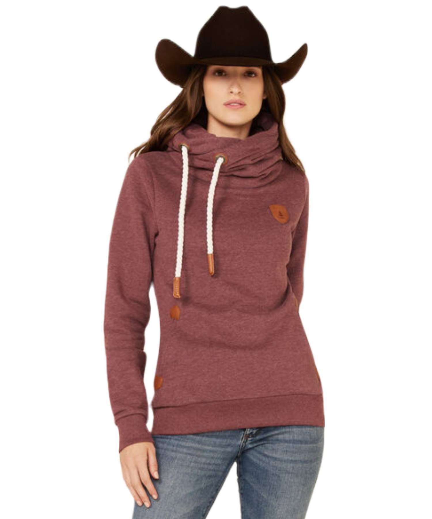 Wanakome Women's Artemis Hoodie - Rhubar (WA0702B-Rhu 0822)