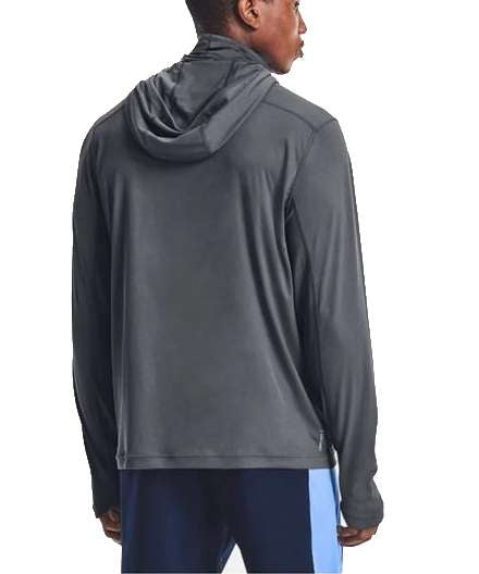 Under Armour Men's UA Iso-Chill Shorebreak Gaiter Hoodie 1368115 012 Pitch Gray / Metallic Faded Gold 