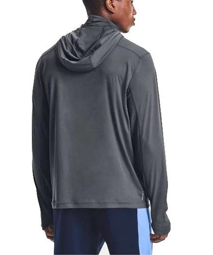 Under Armour Men's UA Iso-Chill Shorebreak Gaiter Hoodie 1368115 012 Pitch Gray / Metallic Faded Gold 
