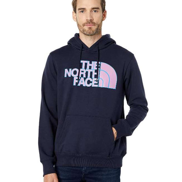 The North Face Men's Half Dome Pullover Hoodie (Aviator Navy/Sunset Mauve)