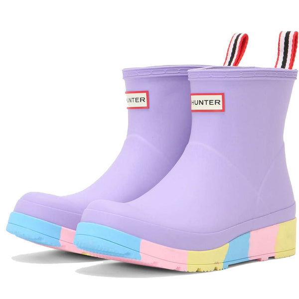 HUNTER Women's Play Short Stripe Sole Rain Boots