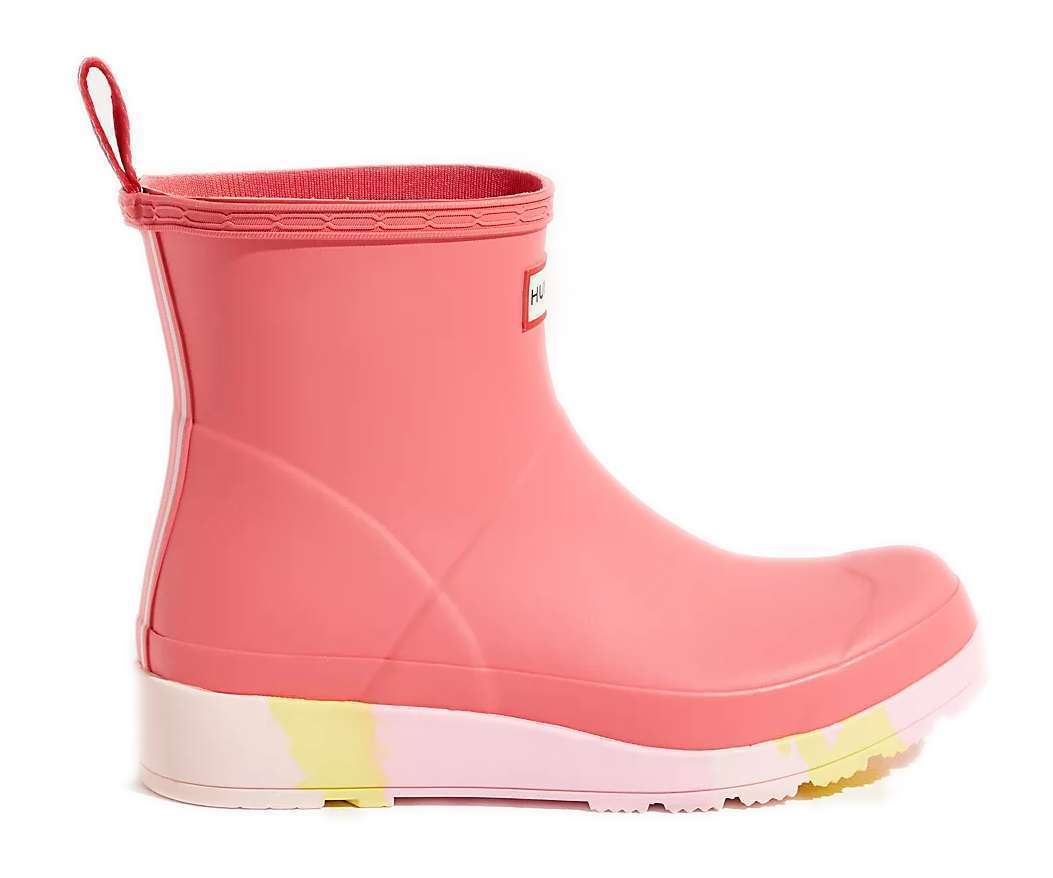 HUNTER Women's Play Short Stripe Sole Rain Boots