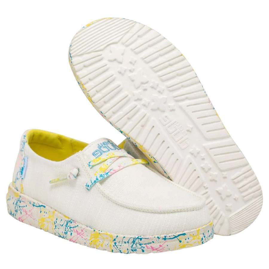 Hey Dude Youth Girl's Wendy Shoes - Sugar Vibe