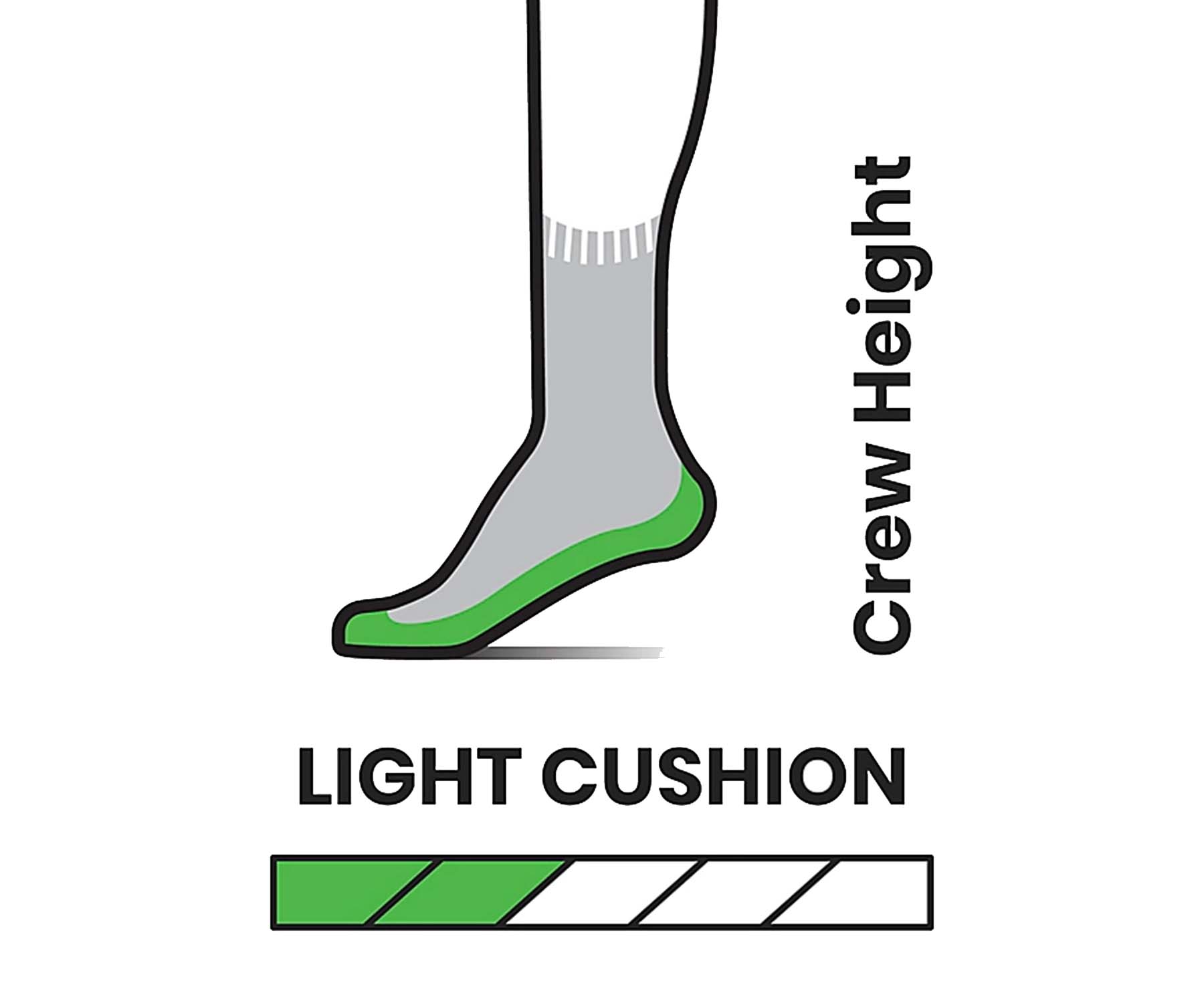 Smartwool Women's Hike Light Cushion Mountain Print Crew Socks (SW001569-100 0822) 