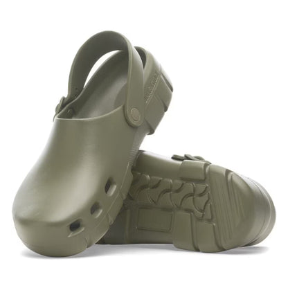 Birkenstock Birki Flow EVA clogs, lightweight, water-resistant footwear designed for comfort and durability.