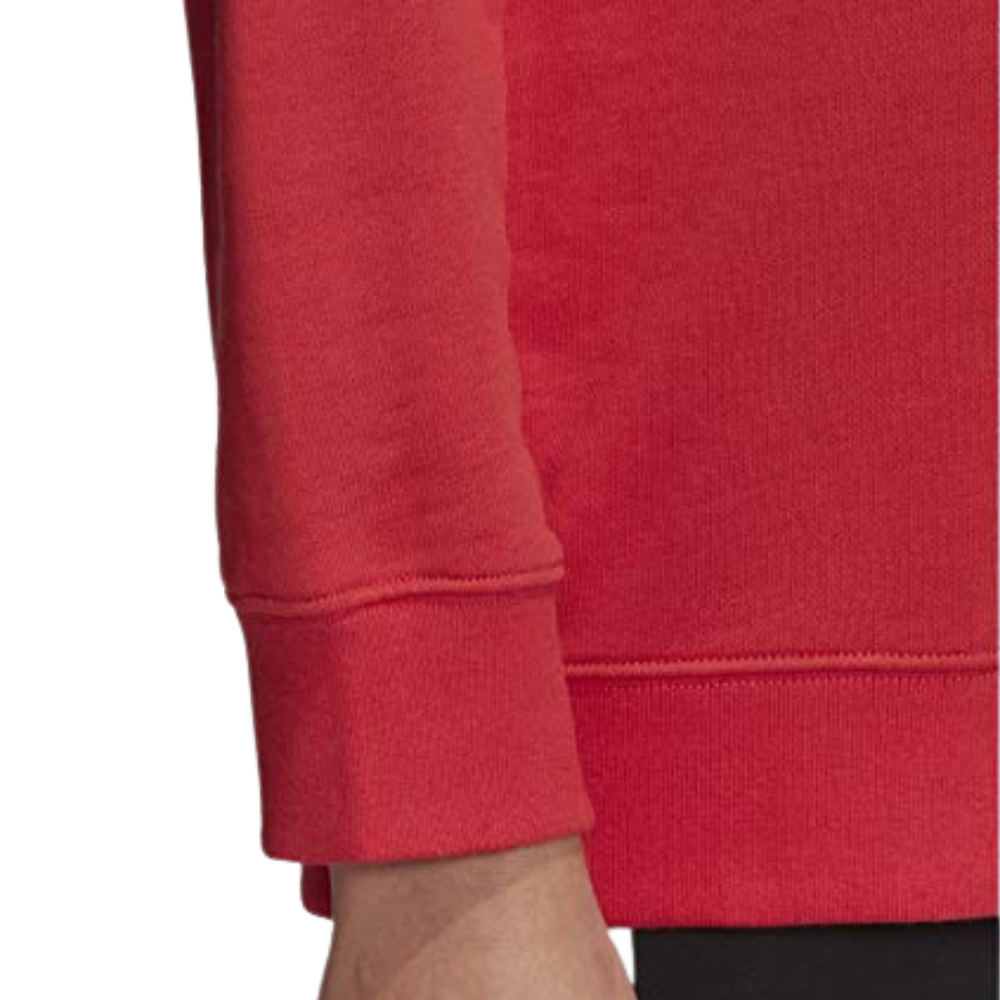 Woman in adidas Originals Women's Trefoil Essentials Sweatshirt