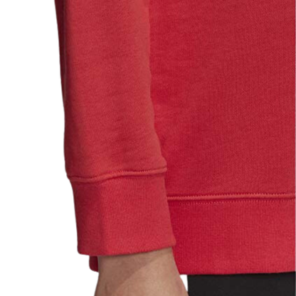 Woman in adidas Originals Women's Trefoil Essentials Sweatshirt