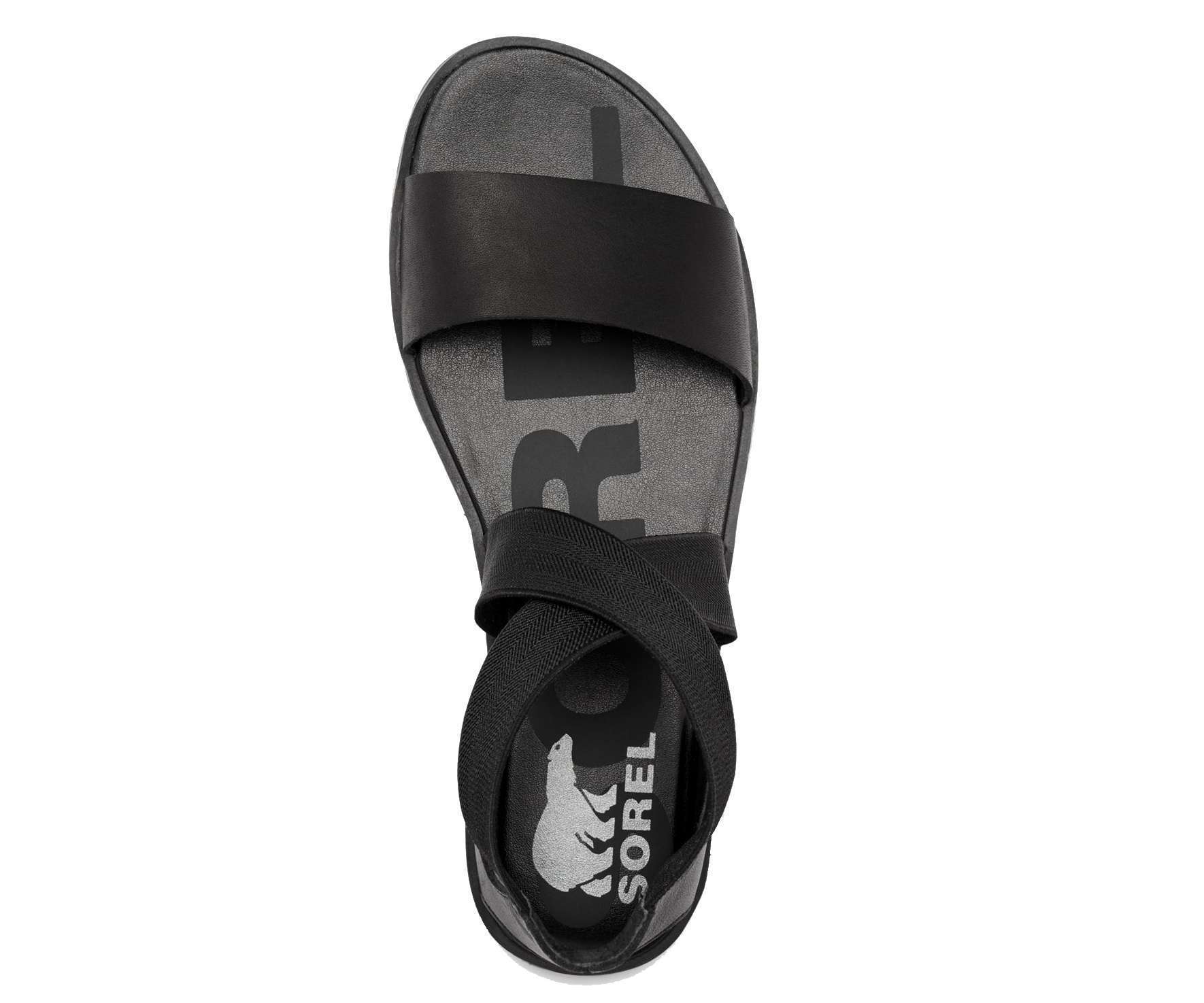 SOREL WOMENS ELLA II SANDAL NL4041-010 Black