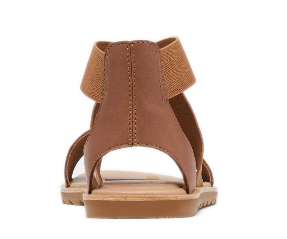SOREL WOMENS ELLA II SANDAL NL4041-242 Velvet Tan