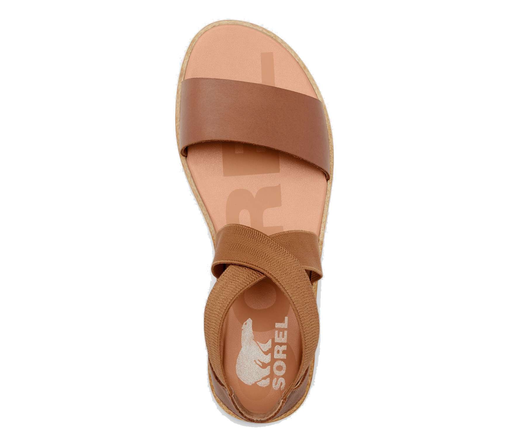 SOREL WOMENS ELLA II SANDAL NL4041-242 Velvet Tan