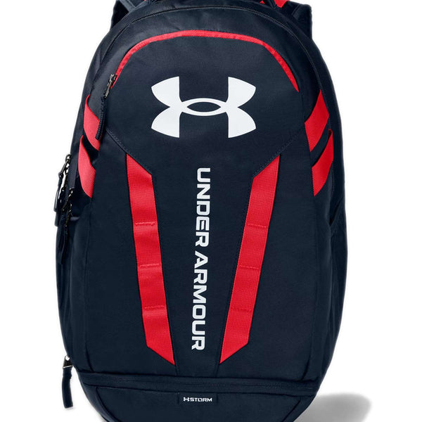 Under Armour UA Hustle 5.0 Backpack 1361176-409 Academy/Red