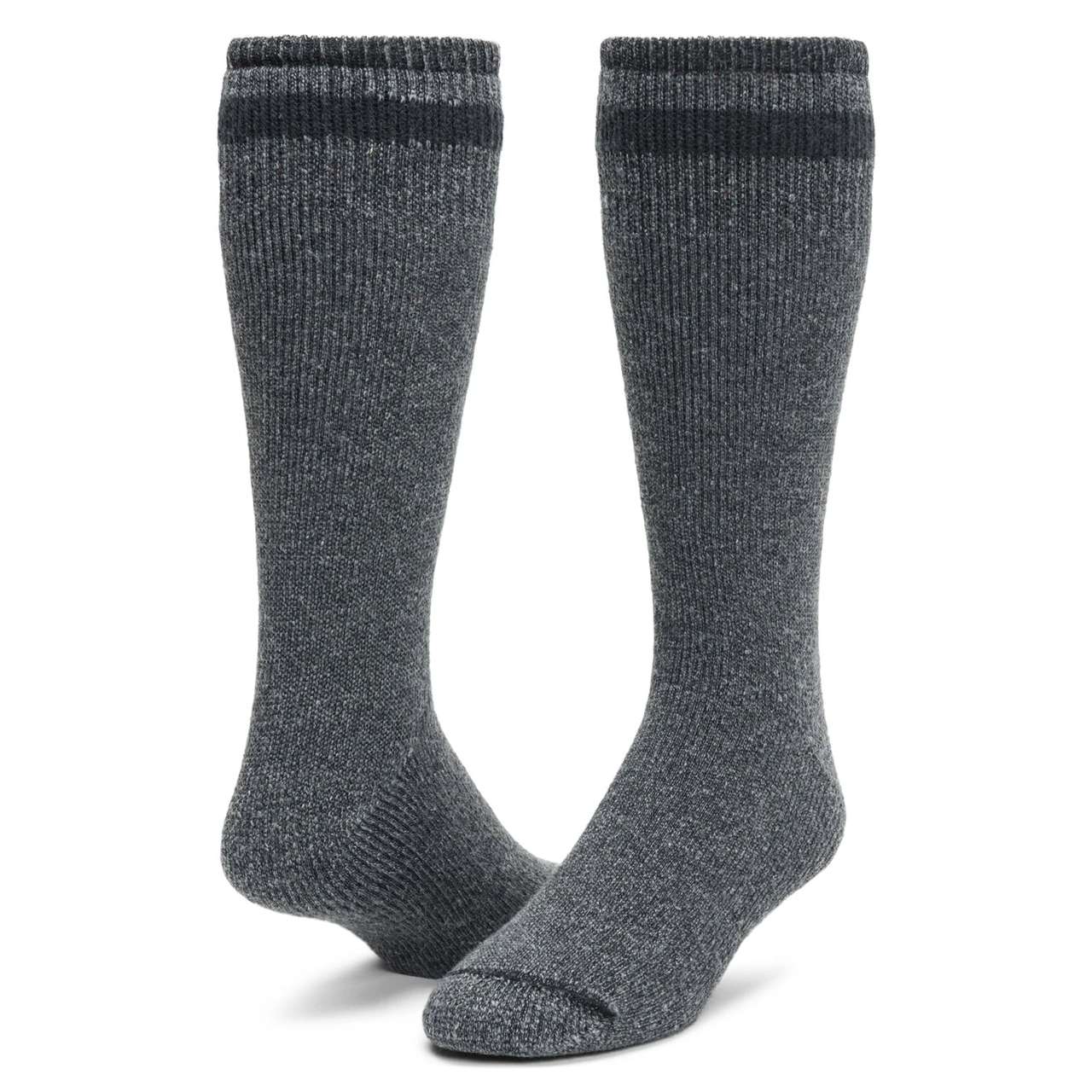 Wigwam Men's Super Boot Sock (2-Pack ) (Charcol)