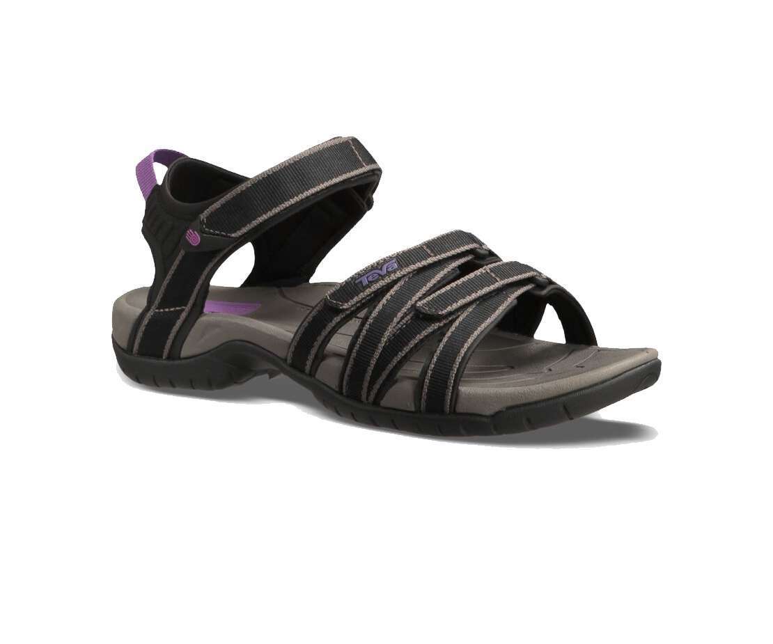 Teva Women's TIRRA Sandal - Black Grey , 4266,  BLACK/ GREY