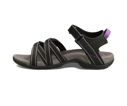 Teva Women's TIRRA Sandal - Black Grey , 4266,  BLACK/ GREY