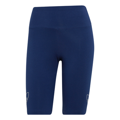 Black high-performance leggings with subtle logo detail, ideal for cycling and active pursuits.