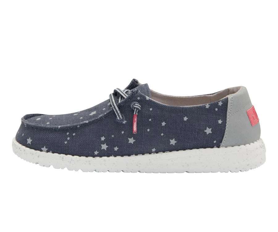 Hey Dude Girl's Shoe Wendy Youth Cat Eye Navy