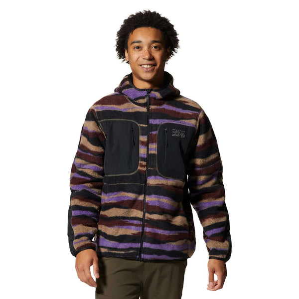 Mountain Hardwear Men's HiCamp Fleece Hoody, 2002931, Trail Dust Landscape