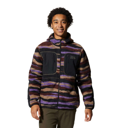 Mountain Hardwear Men's HiCamp Fleece Hoody, 2002931, Trail Dust Landscape