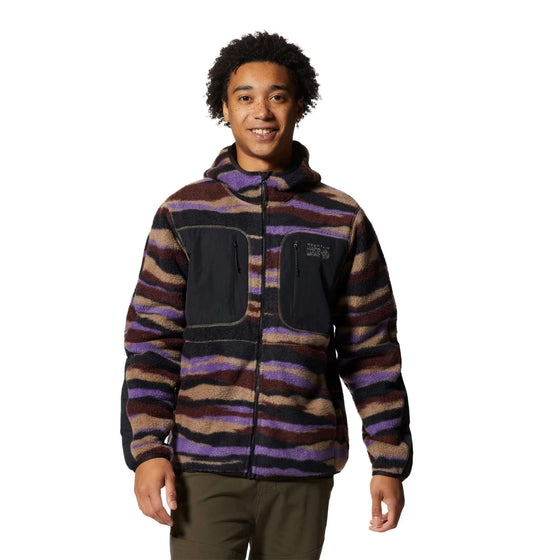Mountain Hardwear Men's HiCamp Fleece Hoody, 2002931, Trail Dust Landscape