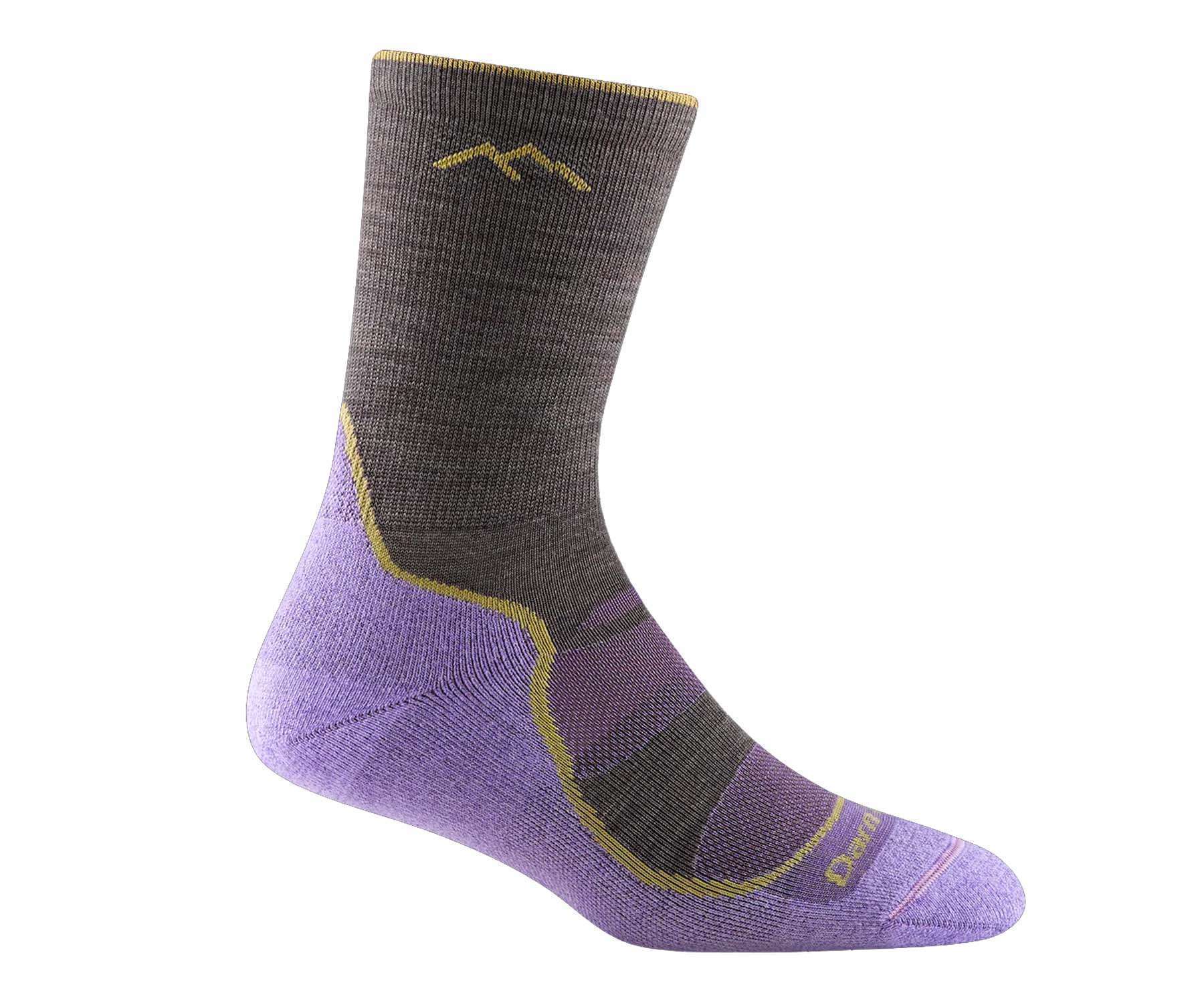 Darn Tough Women's Light Hiker Micro Crew Lightweight Hiking Sock - Taupe