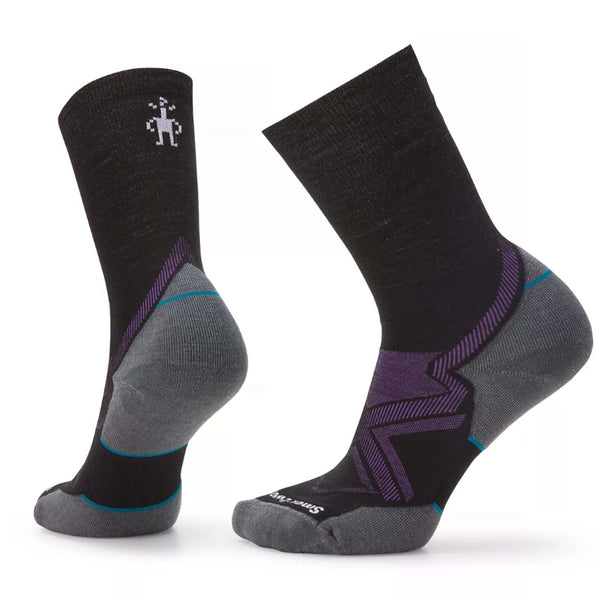 Smartwool Women's Run Cold Weather Targeted Cushion Crew Socks - Black