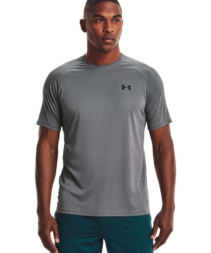 Under Armour Men's UA Velocity Short Sleeve - Pitch Gray Light Heather / Black