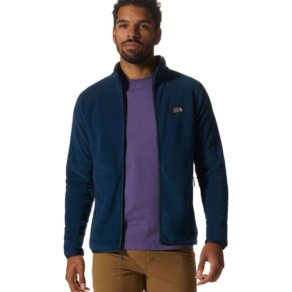 Mountain Hardwear Men's Polartec  Double Brushed Full Zip Jacket - Hardwear Navy