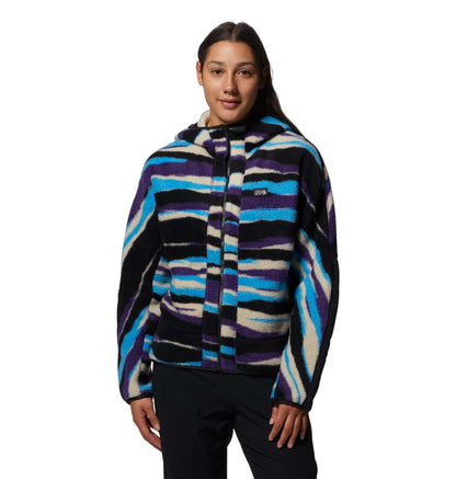 Mountain Hardwear Women's HiCamp™ Fleece Full Zip Hoodie - Zodiac Landscape Print
