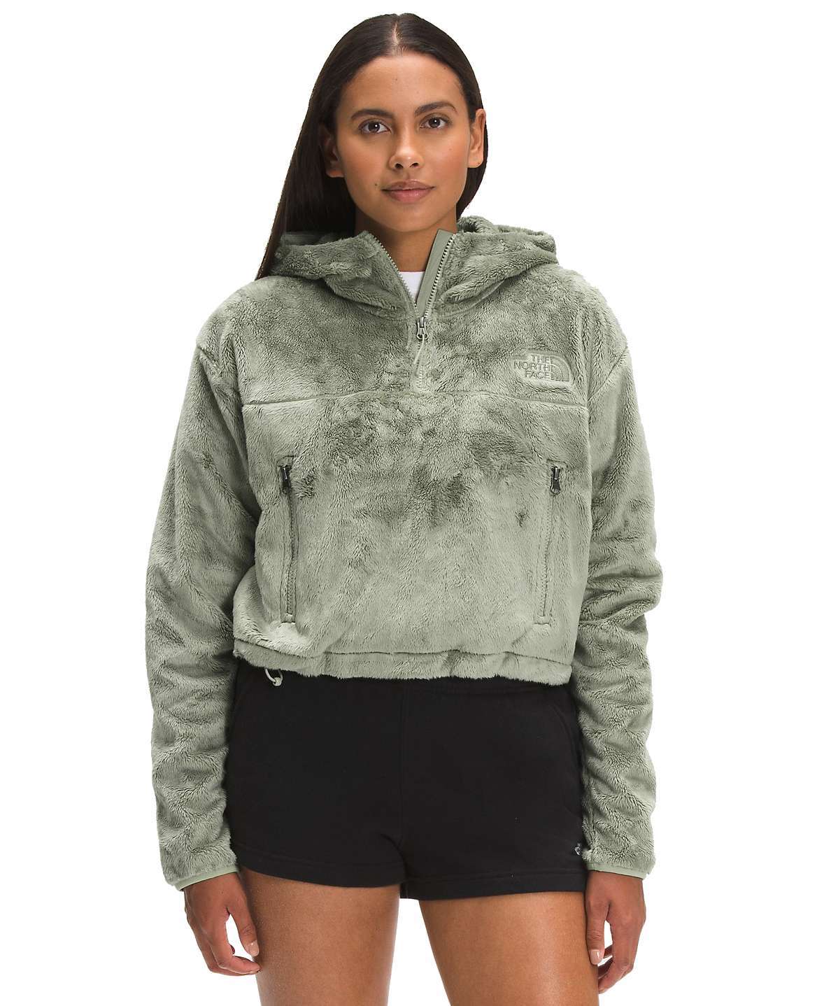 The North Face Women’s Osito 1/4 Zip Hoodie - Tea Green 