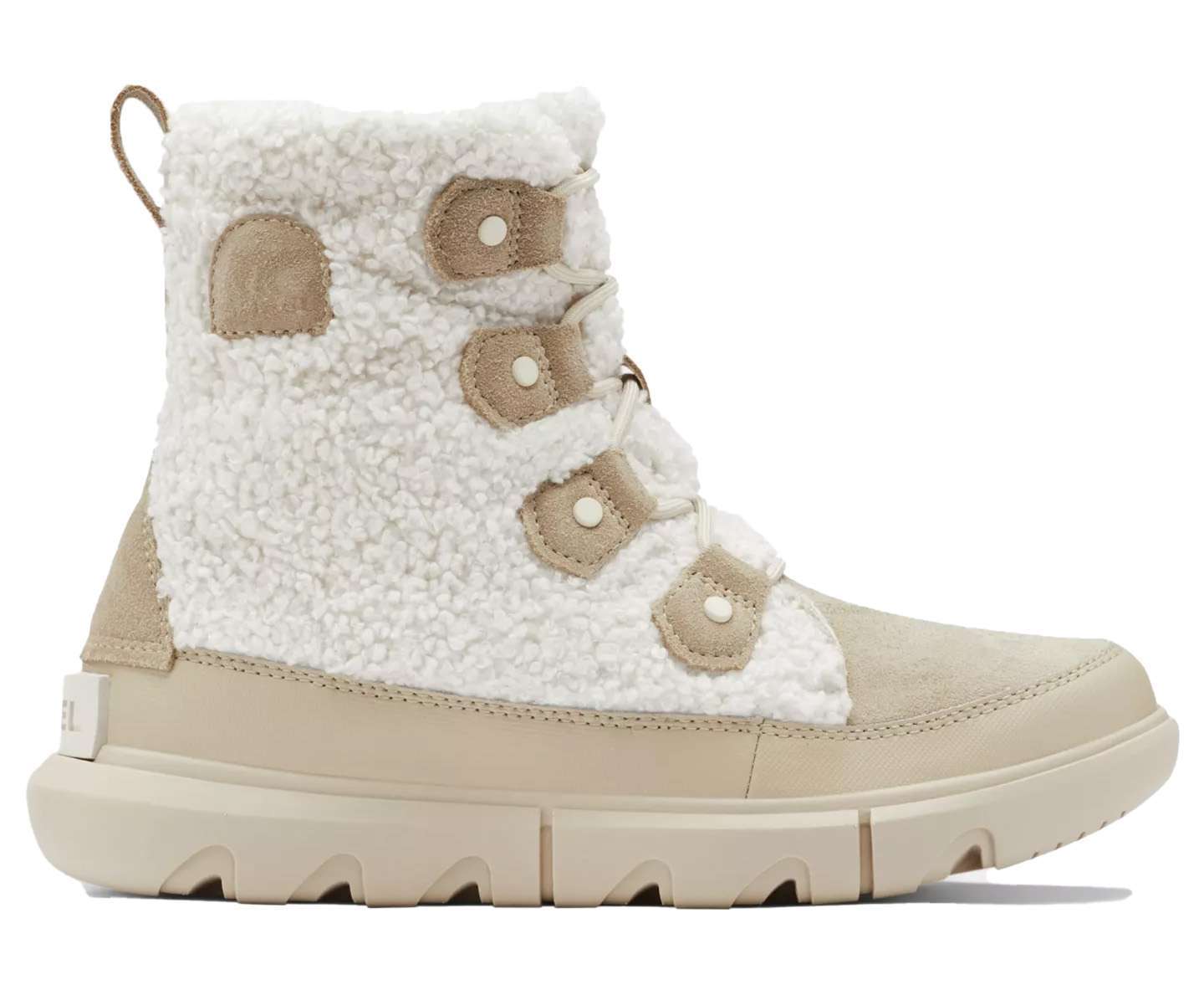 Sorel Women's Explorer II Joan Cozy - Ancient Fossil, Sea Salt