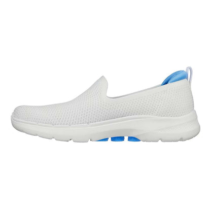  Skechers Women's GOwalk 6 Clear Virtue Slip-On Shoes 124505WBL