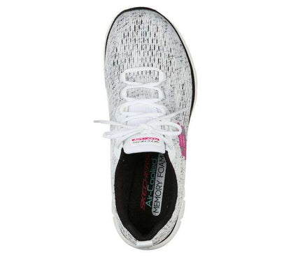 Skechers Flex Appeal 4.0 Vivid Spirit White Black 149301WBK