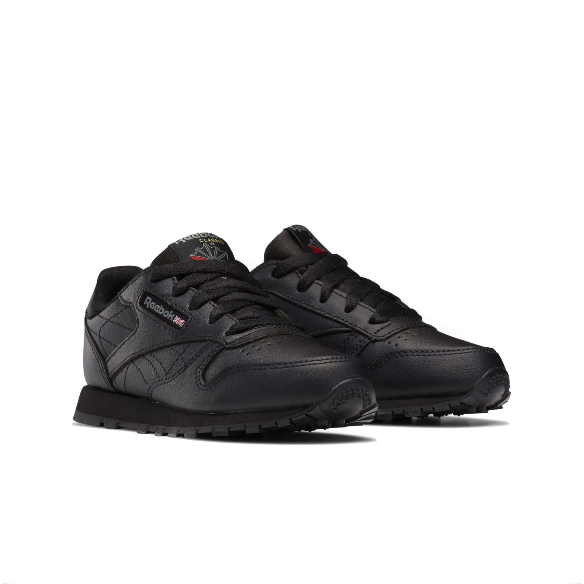 Reebok Kid's(Little Kids) Classic Leather Shoes,50169,Black