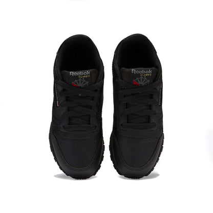 Reebok Kid's(Little Kids) Classic Leather Shoes,50169,Black
