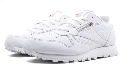 Reebok Kid's(Little Kids) Classic Leather Shoes,50171,White