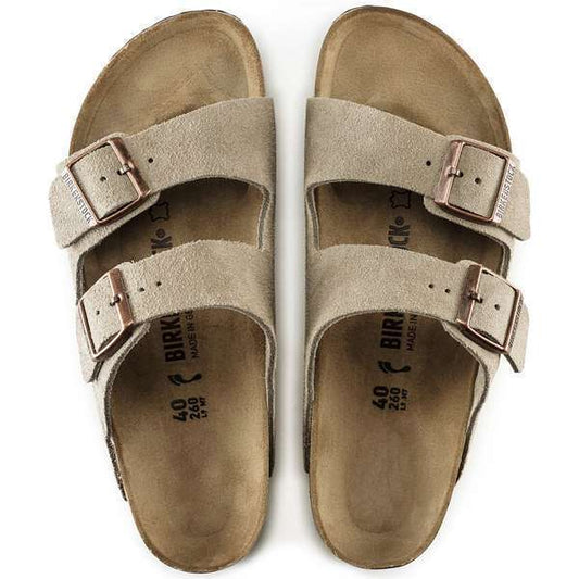 Birkenstock Arizona Suede Leather - Taupe