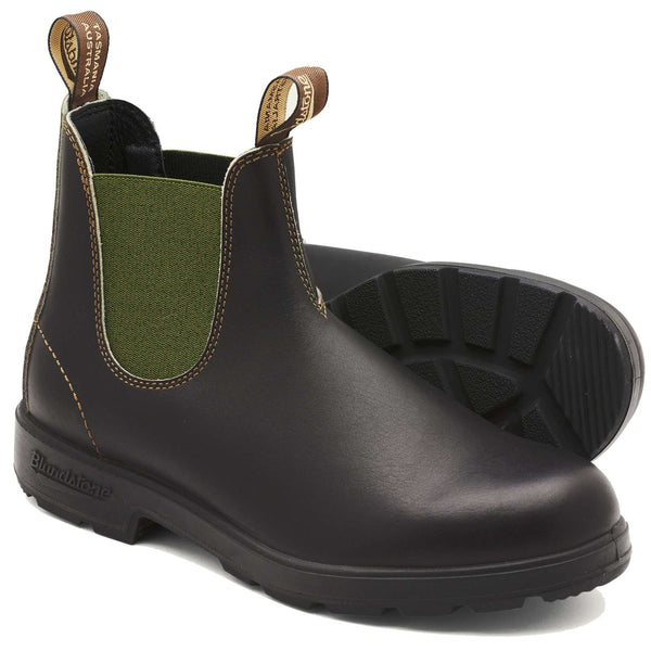 Blundstone 519 Men's Original Chelsea Boots Brown/Olive
