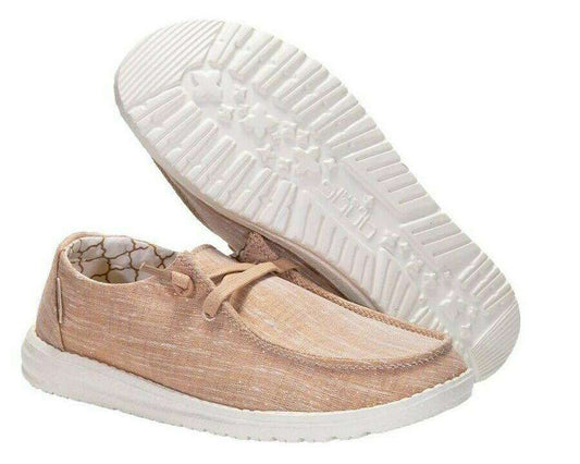  Hey Dude Women's Wendy Sparkling Rose Gold Shoes 121415016 