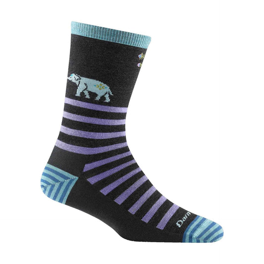 Darn Tough Women's Animal Haus Crew Lightweight Lifestyle Sock - Shadow