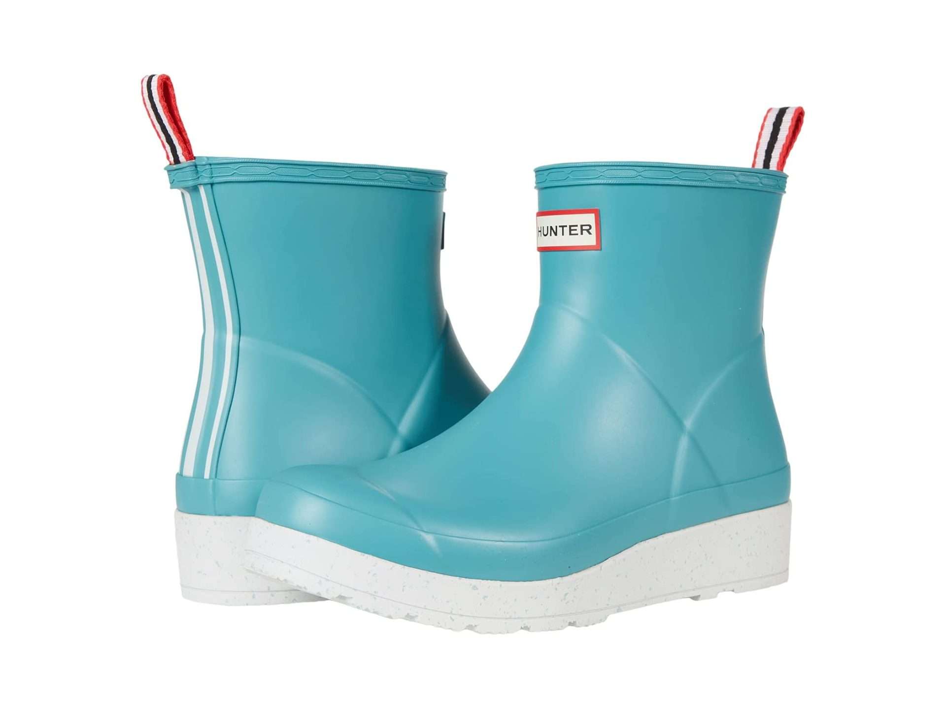 Hunter Women's Play Short Speckle Sole Wellington Boot WFD2082RMA