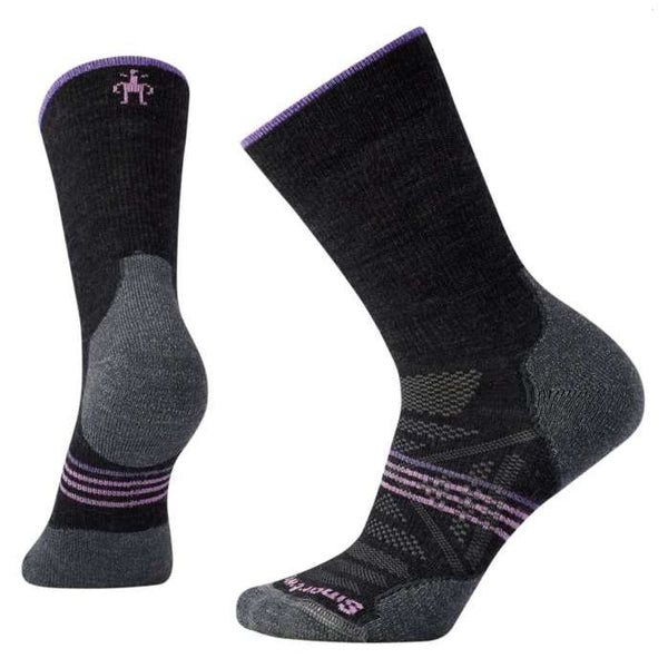 Smartwool Women's PhD Outdoor Light Crew Socks - Charcoal