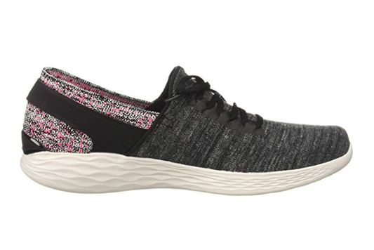  Skechers Women's You-Attract Sneaker#15809BK/PINK