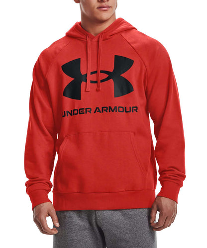 Under Armour Men's UA Rival Fleece Big Logo Hoodie 1357093-839 Radiant Red / Black
